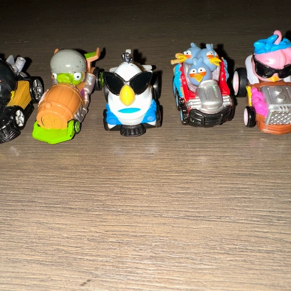 Hasbro Rovio Angry Birds Mini Cars Go! Telepods Kart Racers Lot of 5 UNTESTED QR - Picture 5 of 16